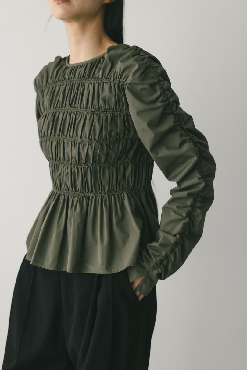 シャーリングブラウス 詳細画像 KHA 4