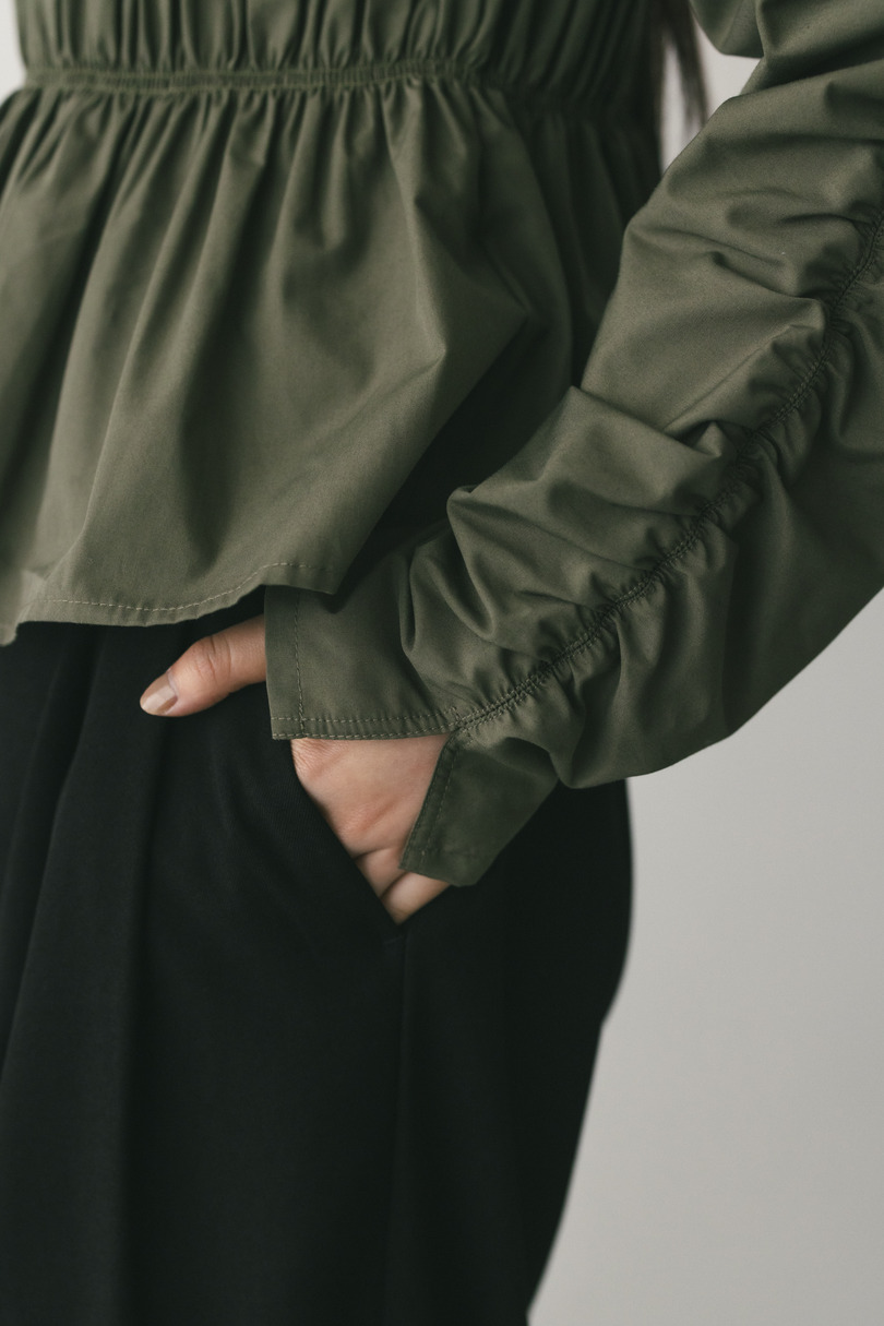 シャーリングブラウス 詳細画像 KHA 8