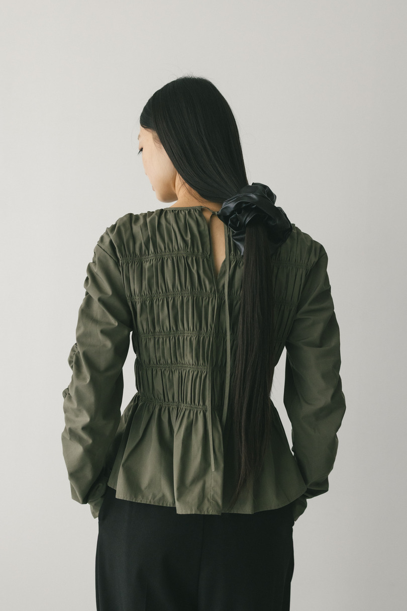 シャーリングブラウス 詳細画像 KHA 9