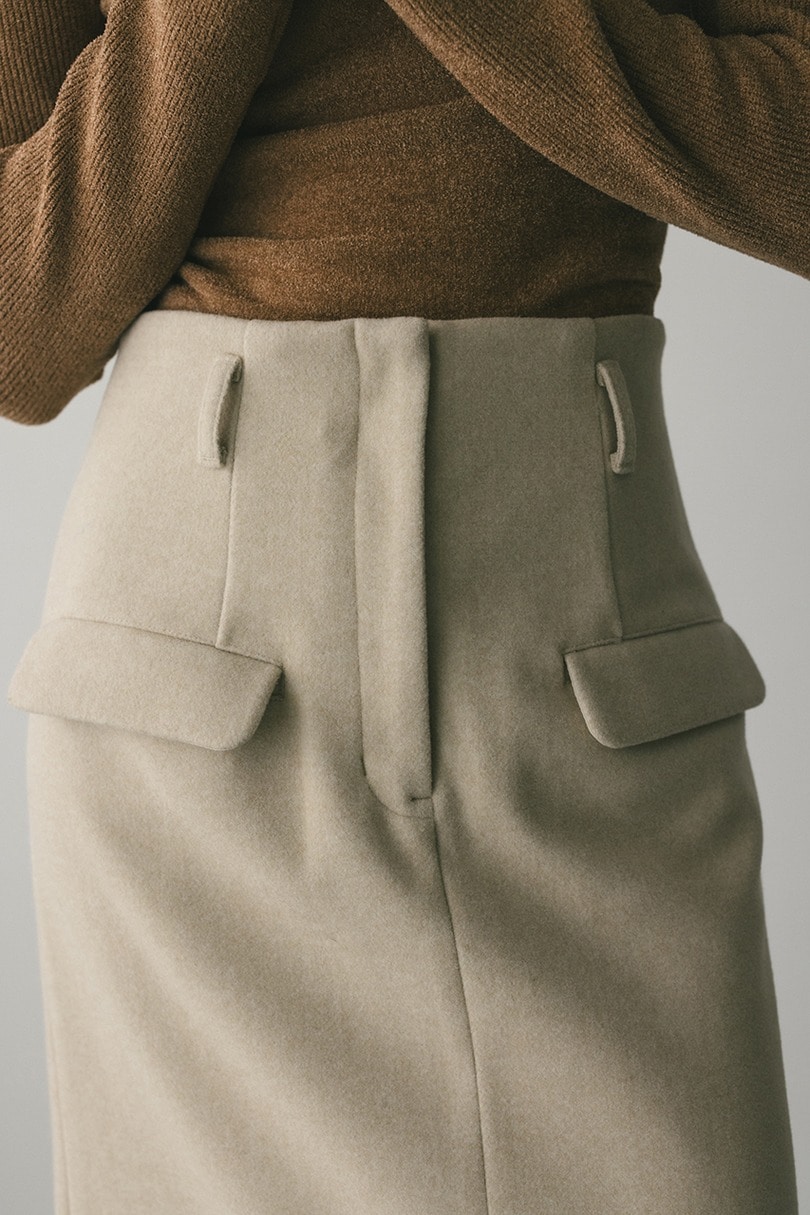 フロントポケットナロースカート 詳細画像 IVOY 4