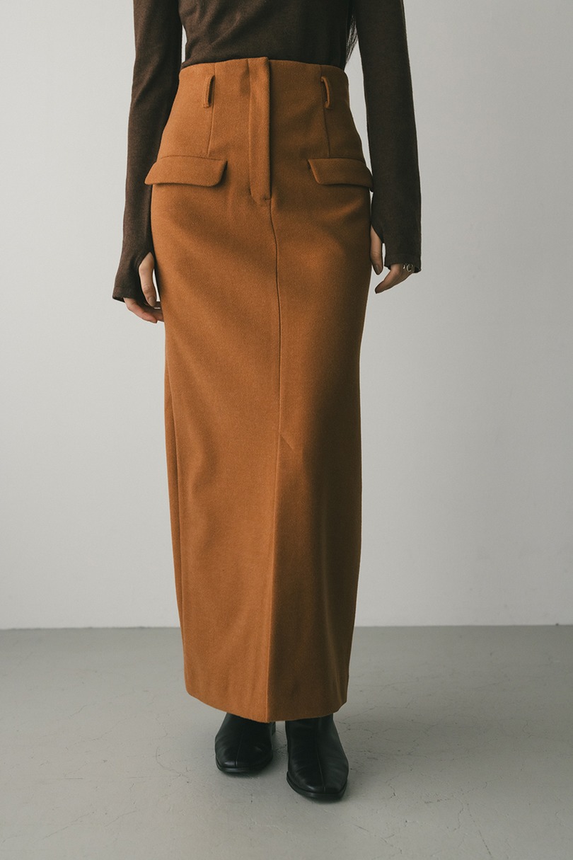 フロントポケットナロースカート