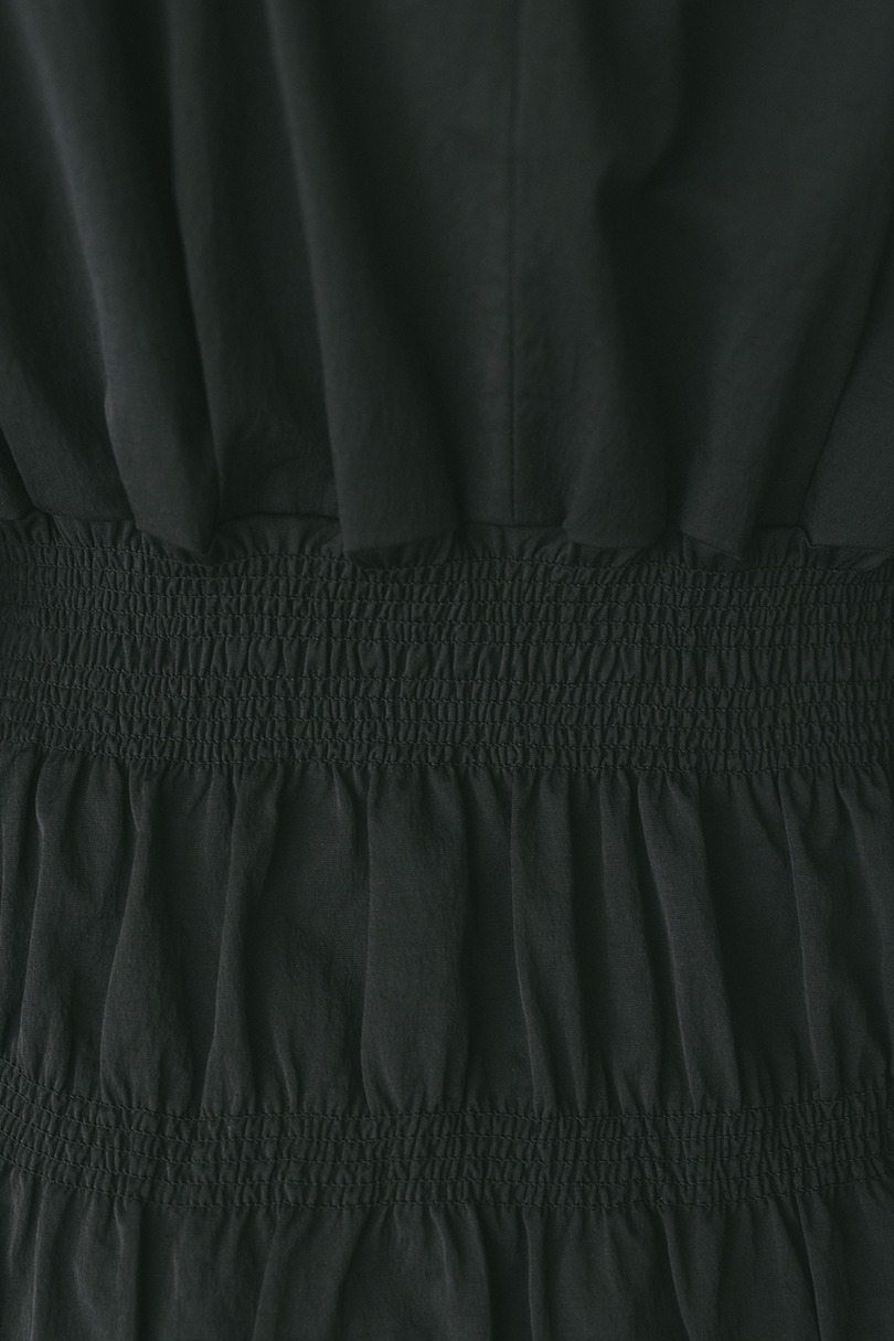シャーリングフォルムワンピース 詳細画像 BLK 10