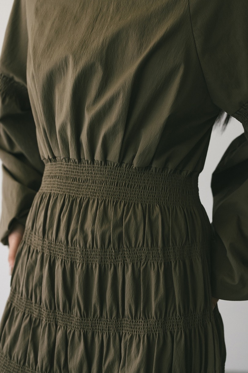 シャーリングフォルムワンピース 詳細画像 KHA 6