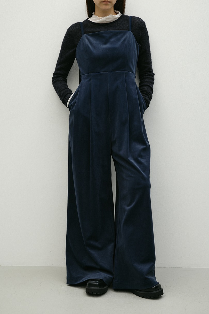 ワイドタックベロアロンパース 詳細画像 NVY 7