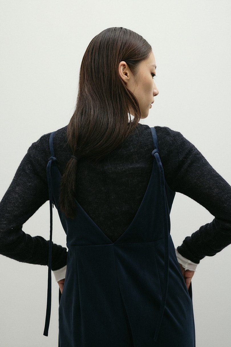 ワイドタックベロアロンパース 詳細画像 NVY 9