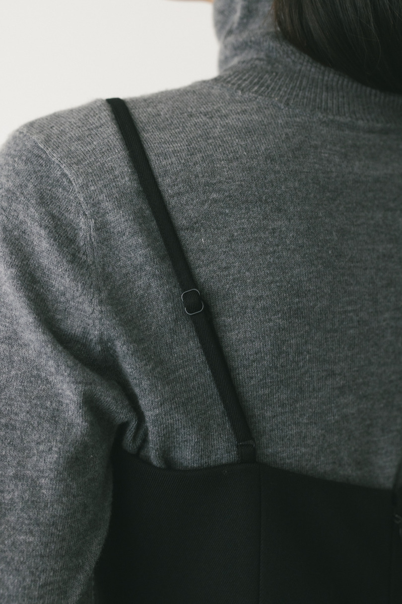 フォルムパターンキャミワンピース 詳細画像 BLK 10