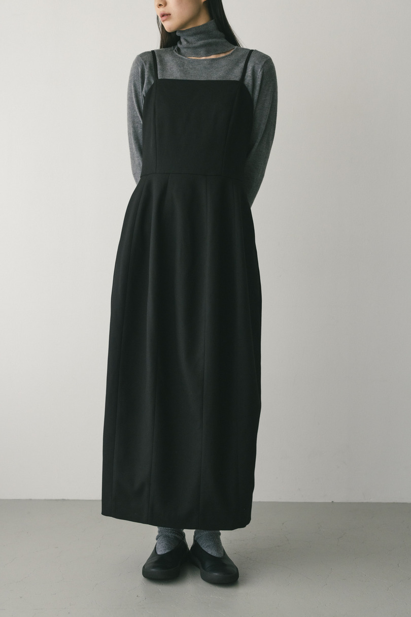 フォルムパターンキャミワンピース 詳細画像 BLK 2