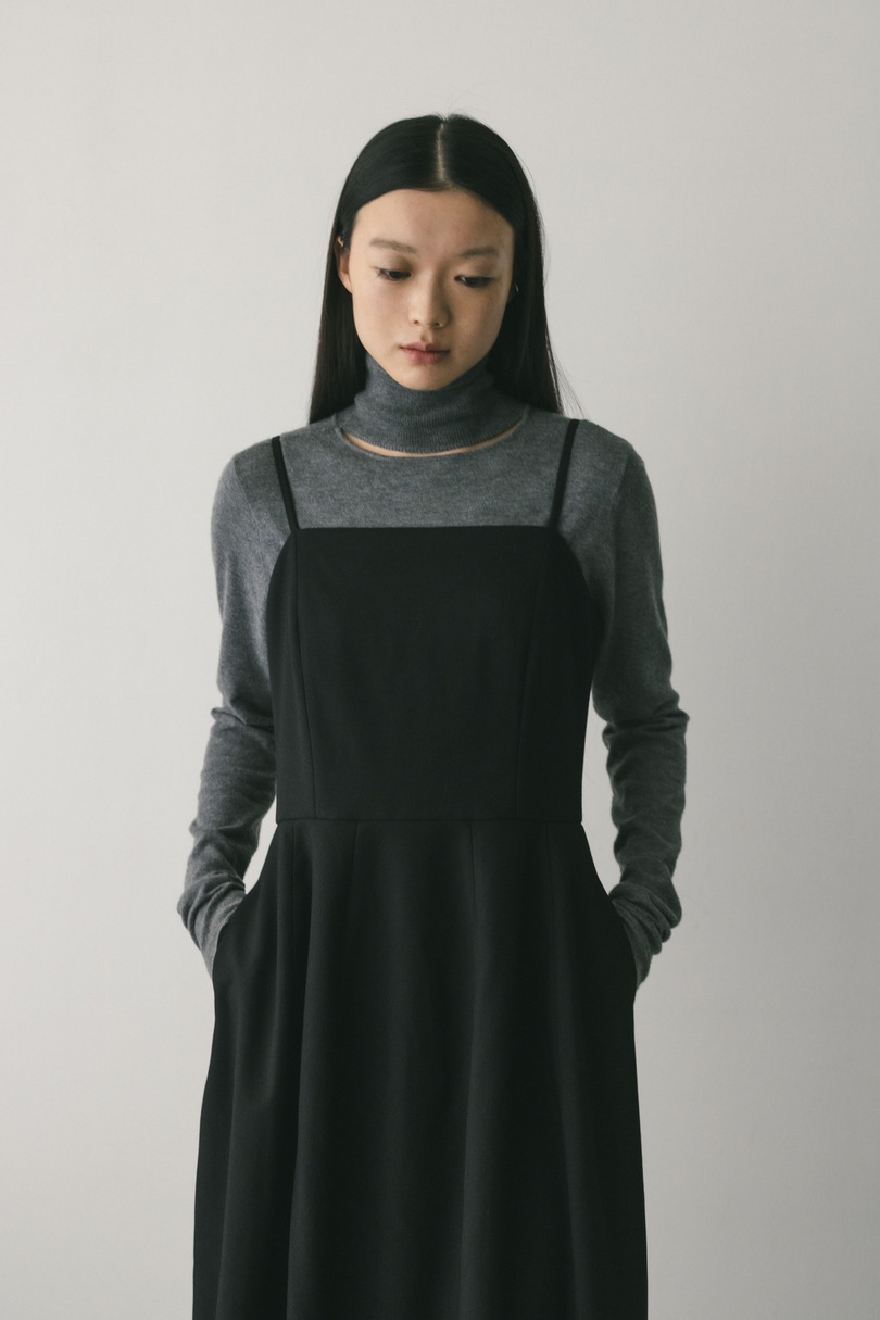 フォルムパターンキャミワンピース 詳細画像 BLK 3