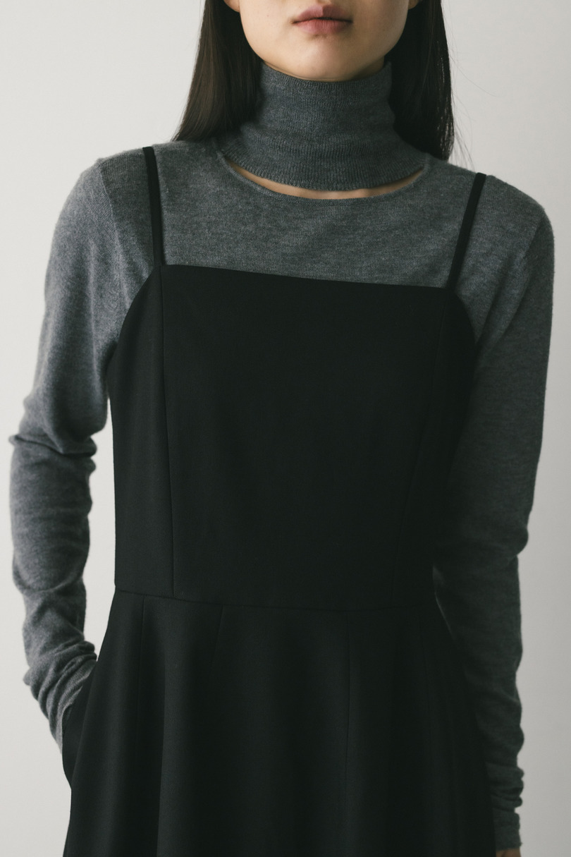 フォルムパターンキャミワンピース 詳細画像 BLK 4