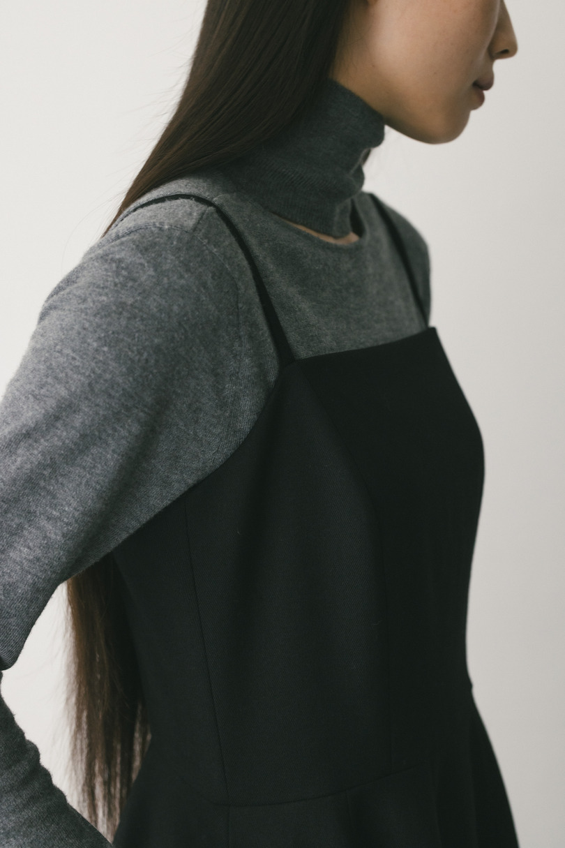 フォルムパターンキャミワンピース 詳細画像 BLK 5