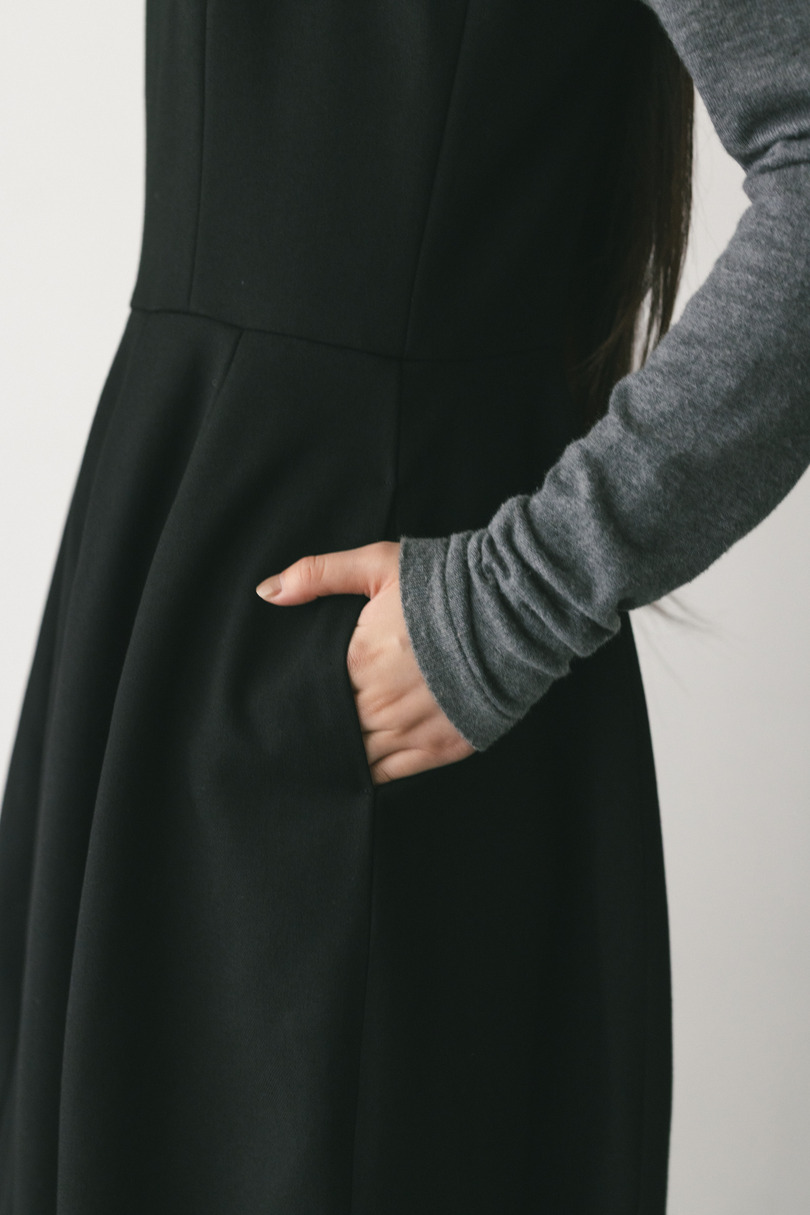 フォルムパターンキャミワンピース 詳細画像 BLK 6