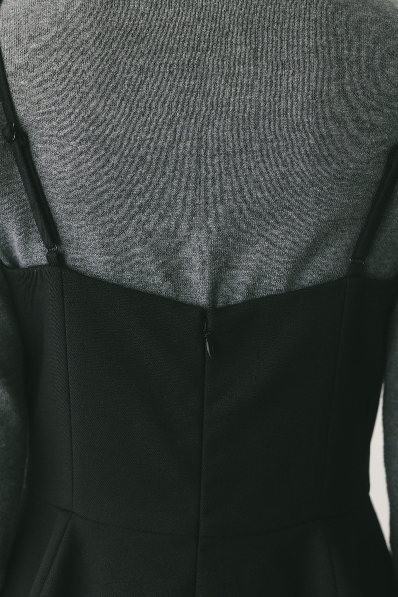 フォルムパターンキャミワンピース 詳細画像 BLK 9