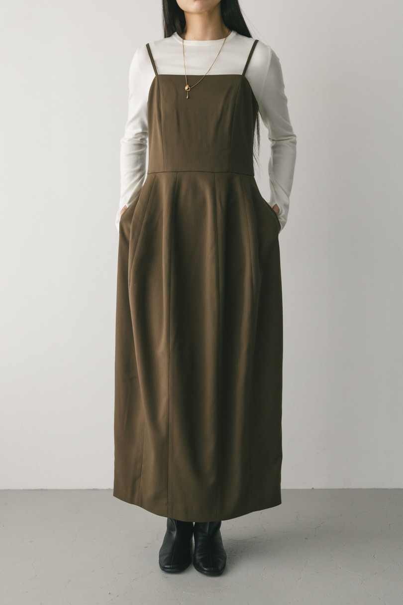 フォルムパターンキャミワンピース