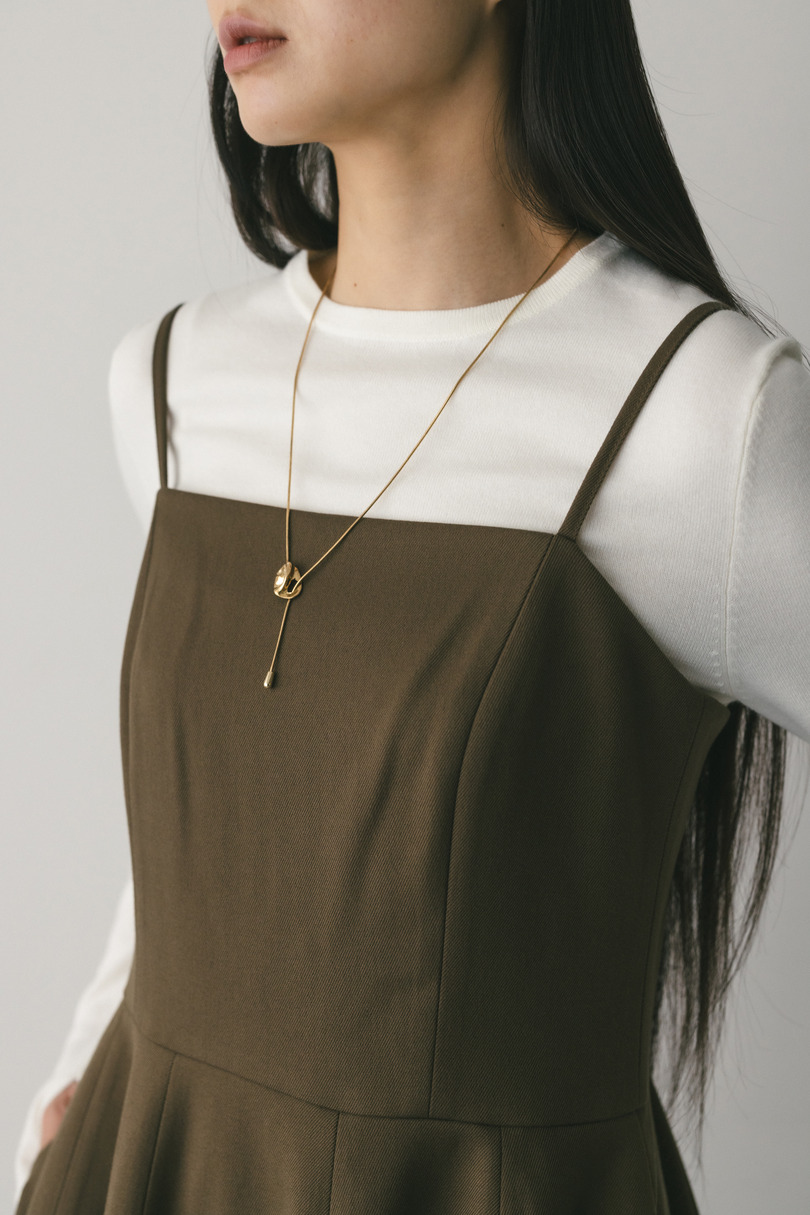 フォルムパターンキャミワンピース 詳細画像 BRN 2