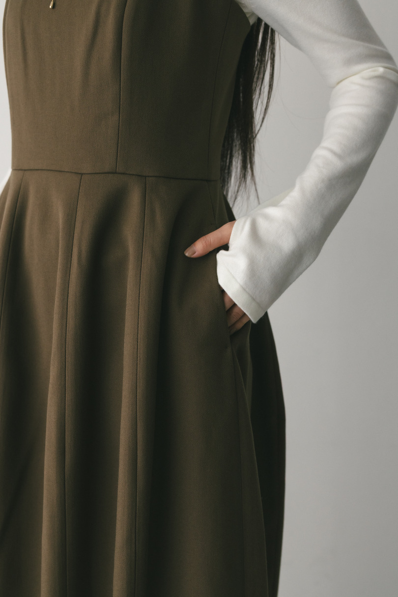 フォルムパターンキャミワンピース 詳細画像 BRN 3