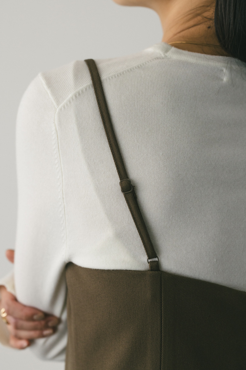 フォルムパターンキャミワンピース 詳細画像 BRN 7