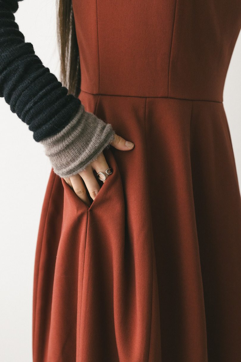 フォルムパターンキャミワンピース 詳細画像 D/ORG 4