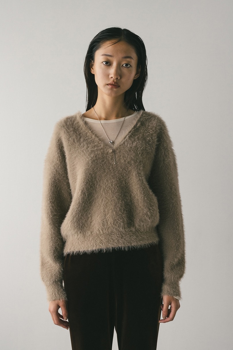 2WAYシャギーニット 詳細画像 BEG 4