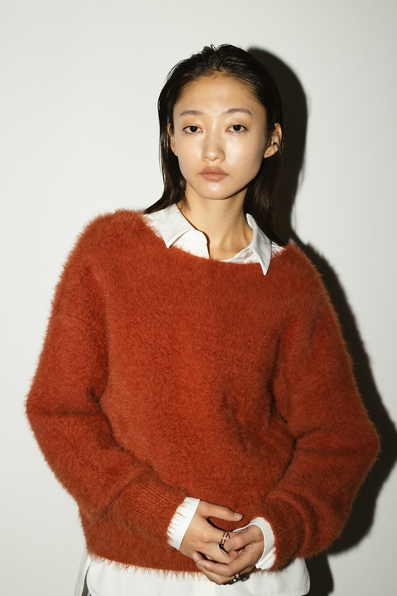 2WAYシャギーニット 詳細画像 ORG 3