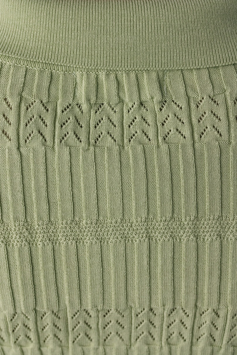 アイレットリブニットポロ 詳細画像 MINT 8