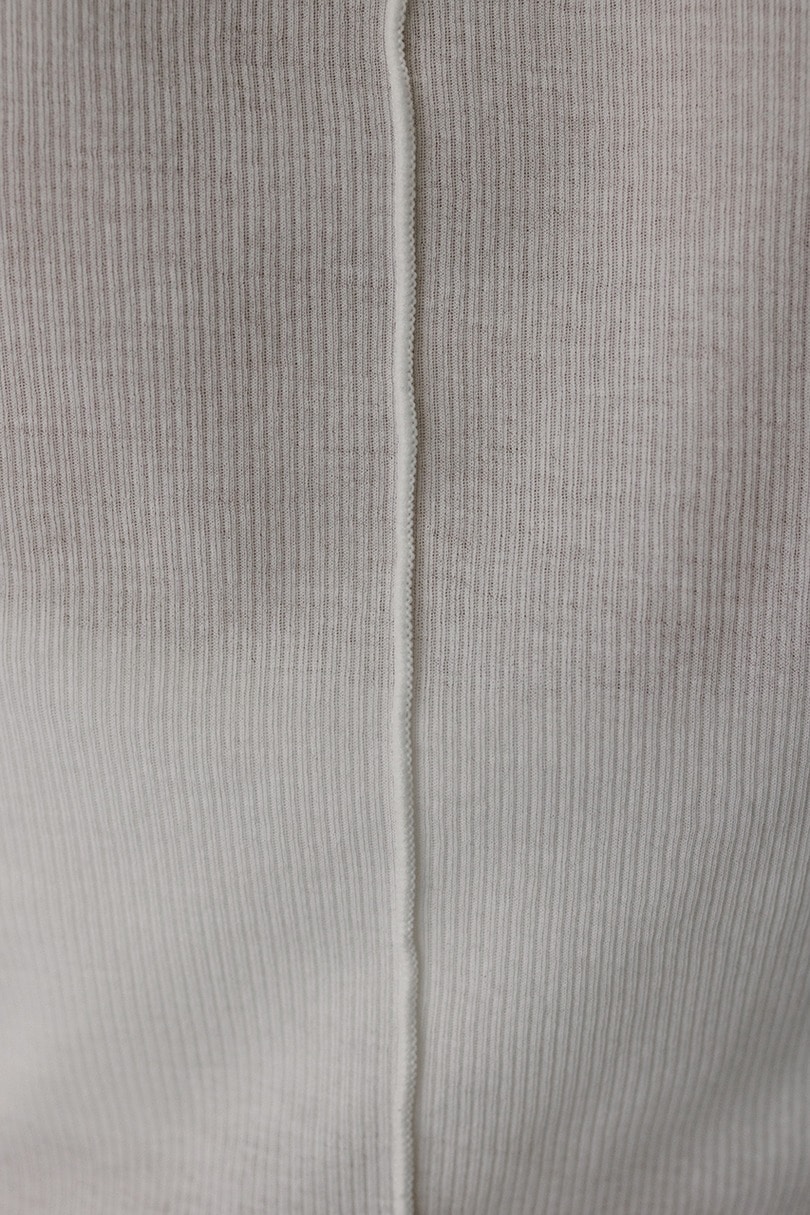 アウトシームカットトップ 詳細画像 WHT 9