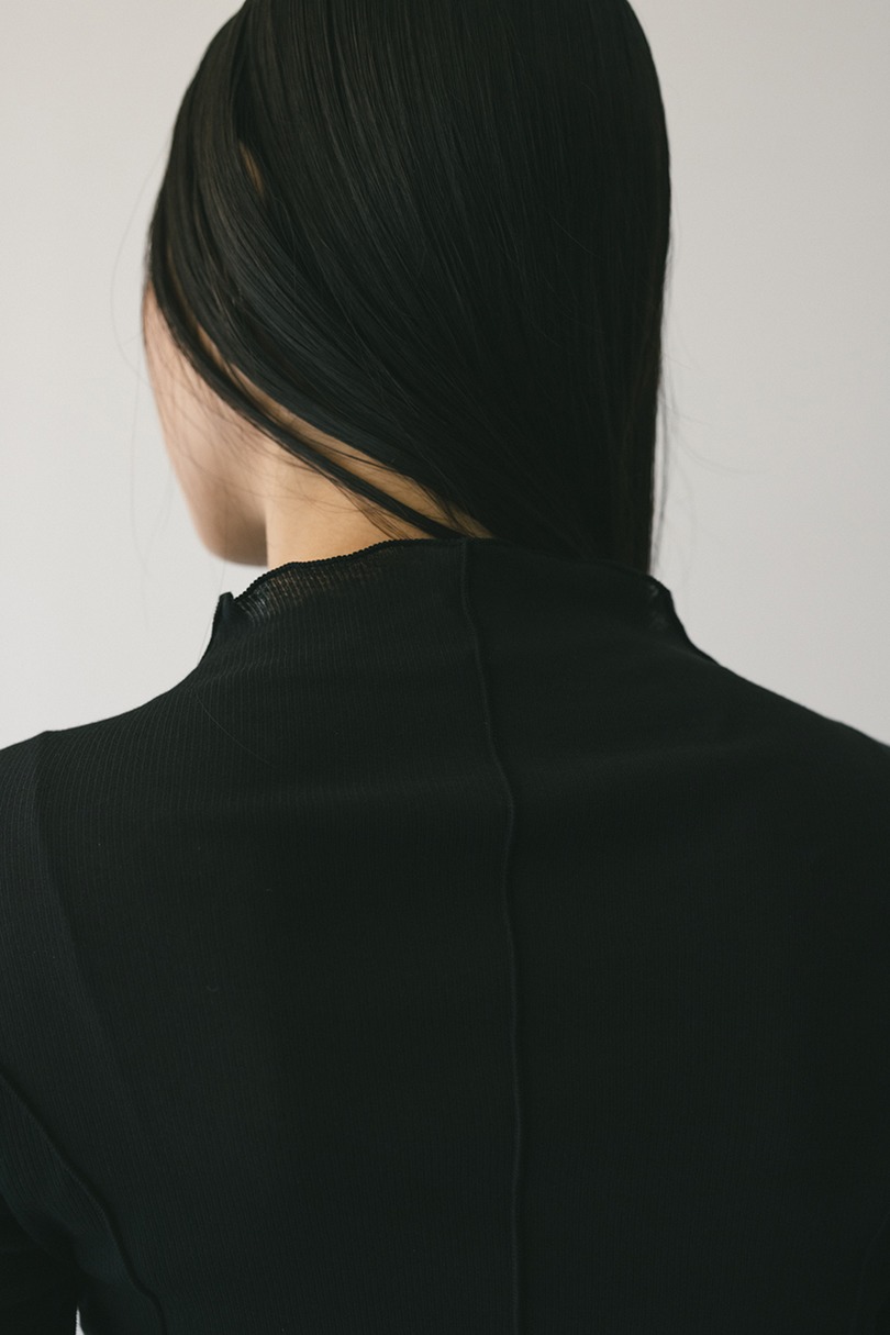 アウトシームカットトップ 詳細画像 BLK 7