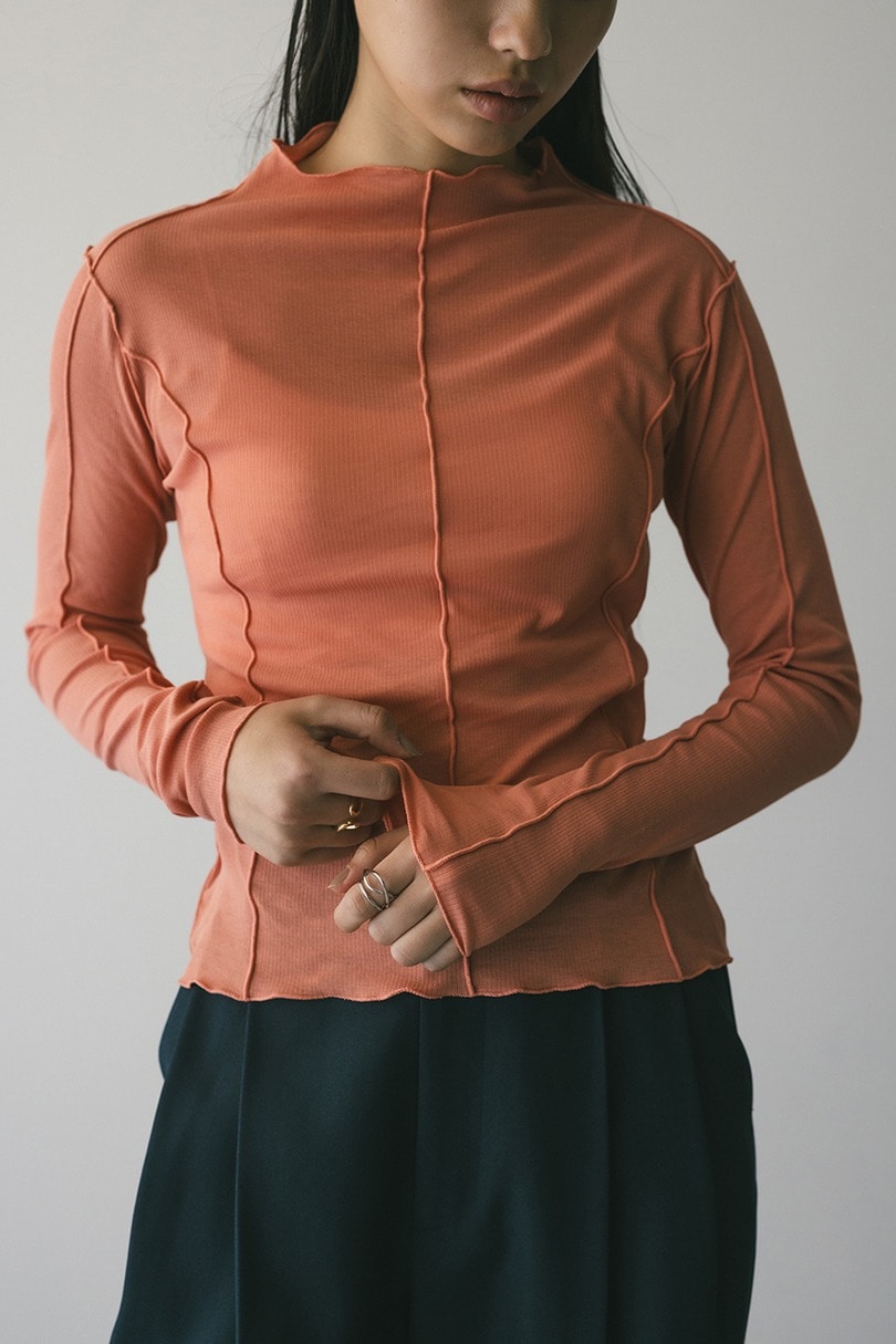 アウトシームカットトップ 詳細画像 PNK 3