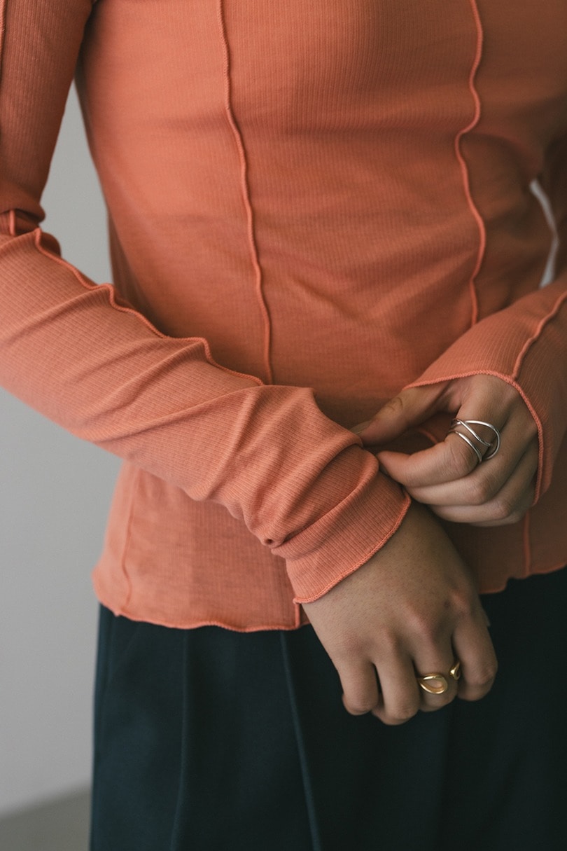 アウトシームカットトップ 詳細画像 PNK 6