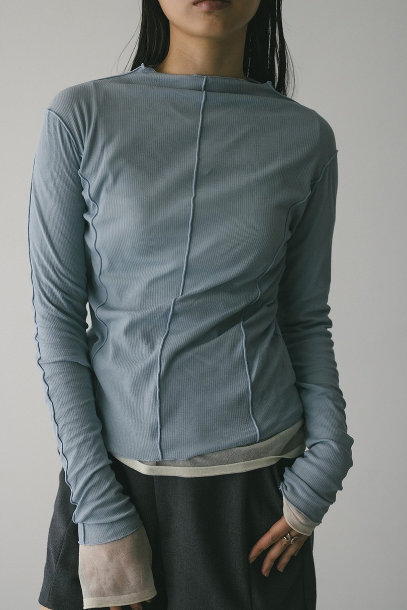 アウトシームカットトップ 詳細画像 SAX 3