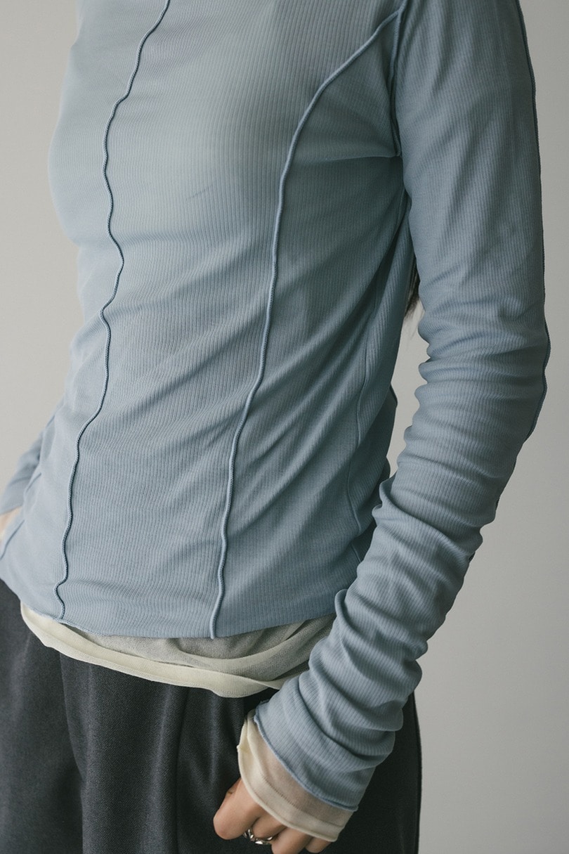 アウトシームカットトップ 詳細画像 SAX 5