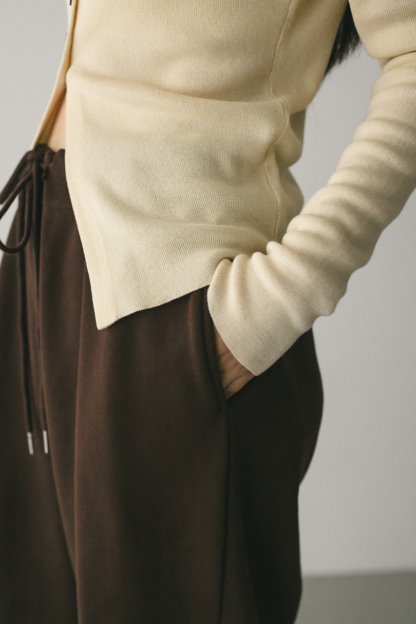 タックスウェットパンツ 詳細画像 BRN 4