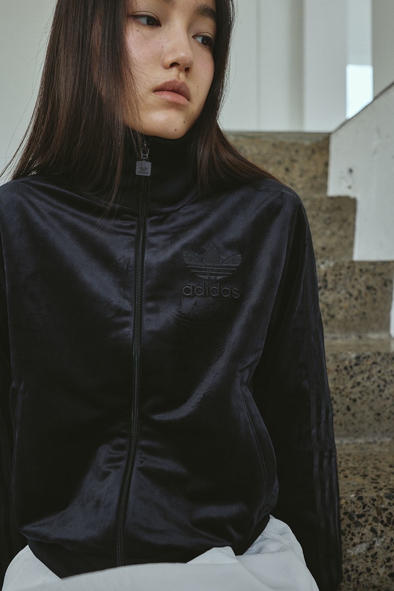 【adidas】VELVET TT トラックトップ 詳細画像 BLK 3