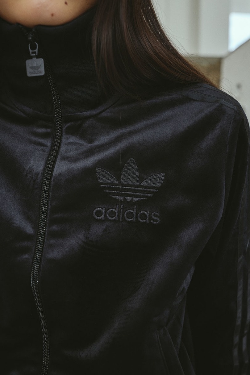 【adidas】VELVET TT トラックトップ 詳細画像 BLK 4