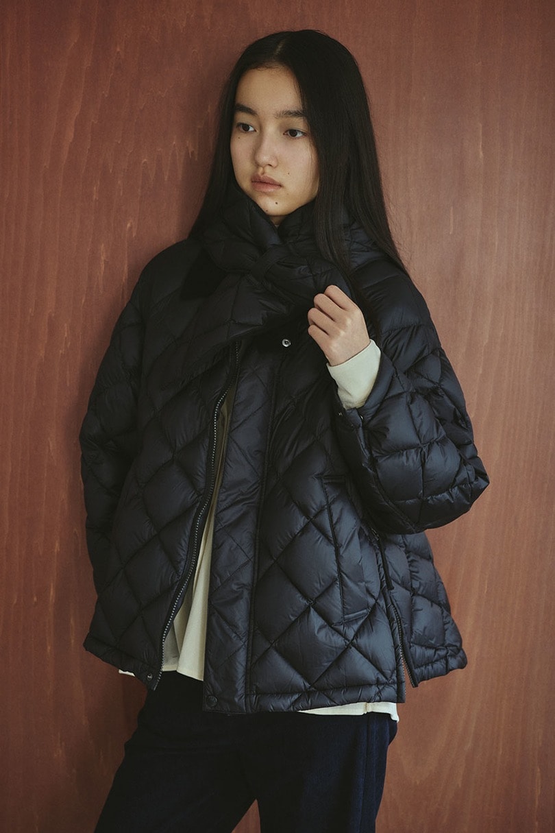 【別注】TAIONダウンスカーフマフラー 詳細画像 BLK 2