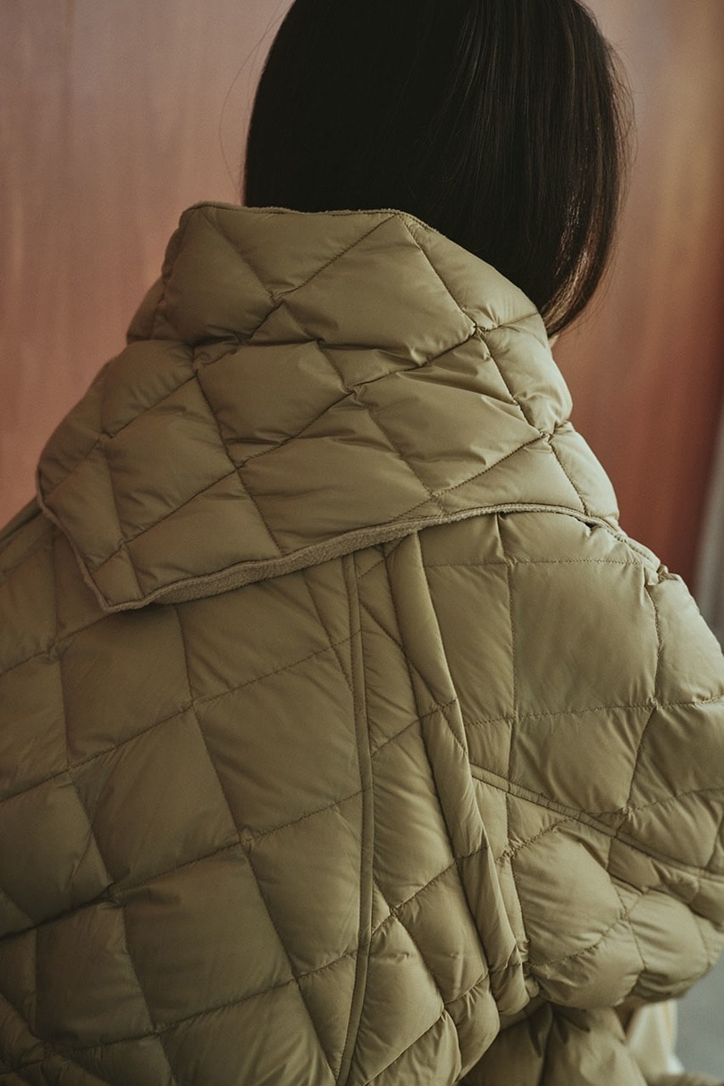 【別注】TAIONダウンスカーフマフラー 詳細画像 BEG 3