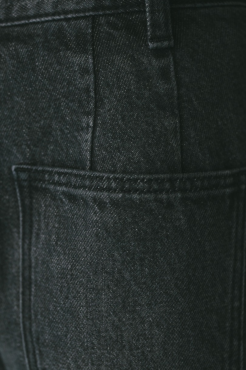 タックワイドルーズデニム 詳細画像 BLK 9