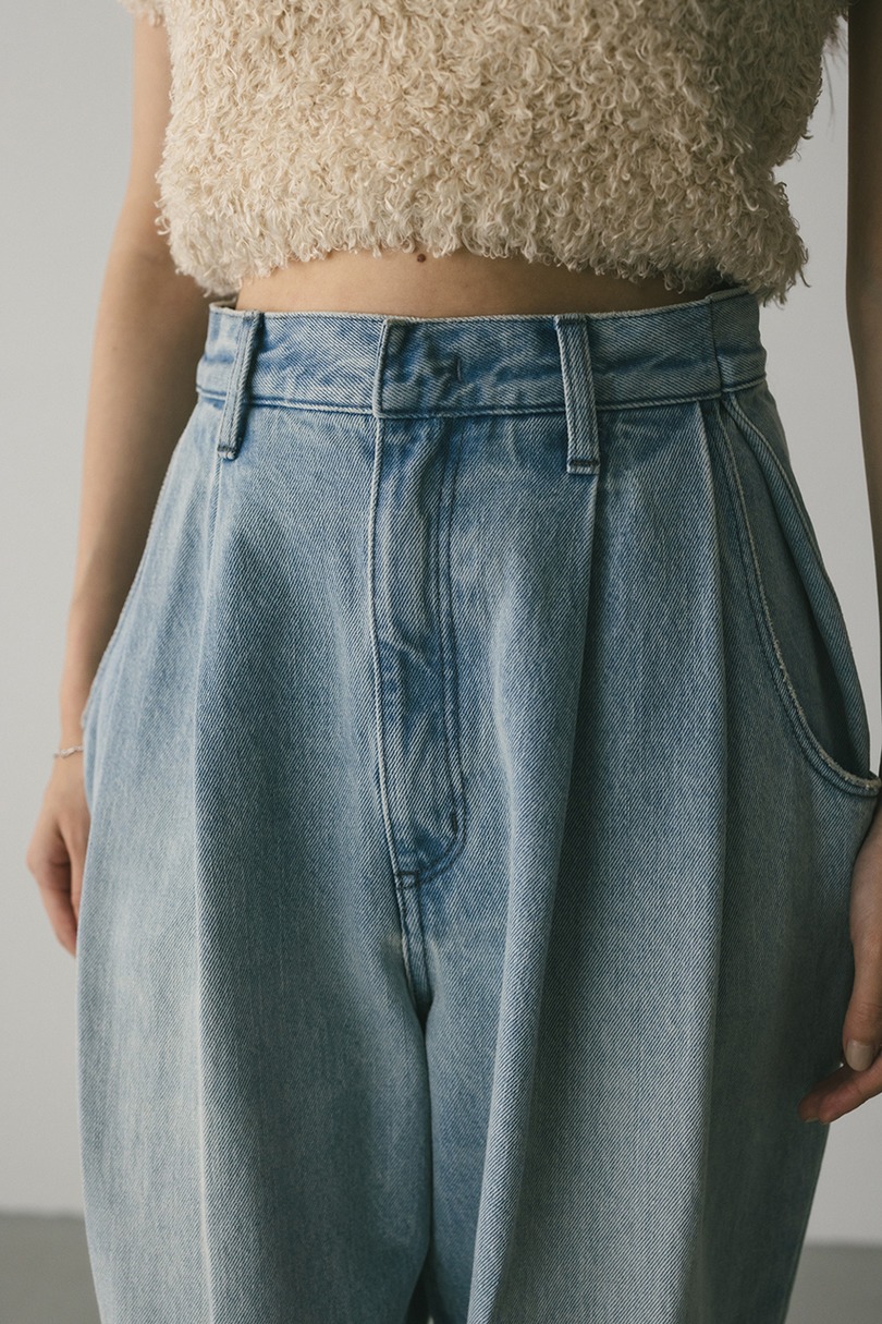 タックワイドルーズデニム 詳細画像 L/BLU 11