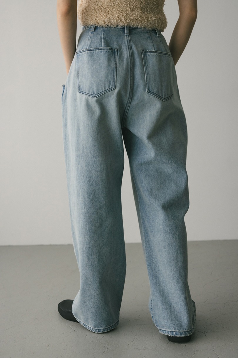 タックワイドルーズデニム 詳細画像 L/BLU 7