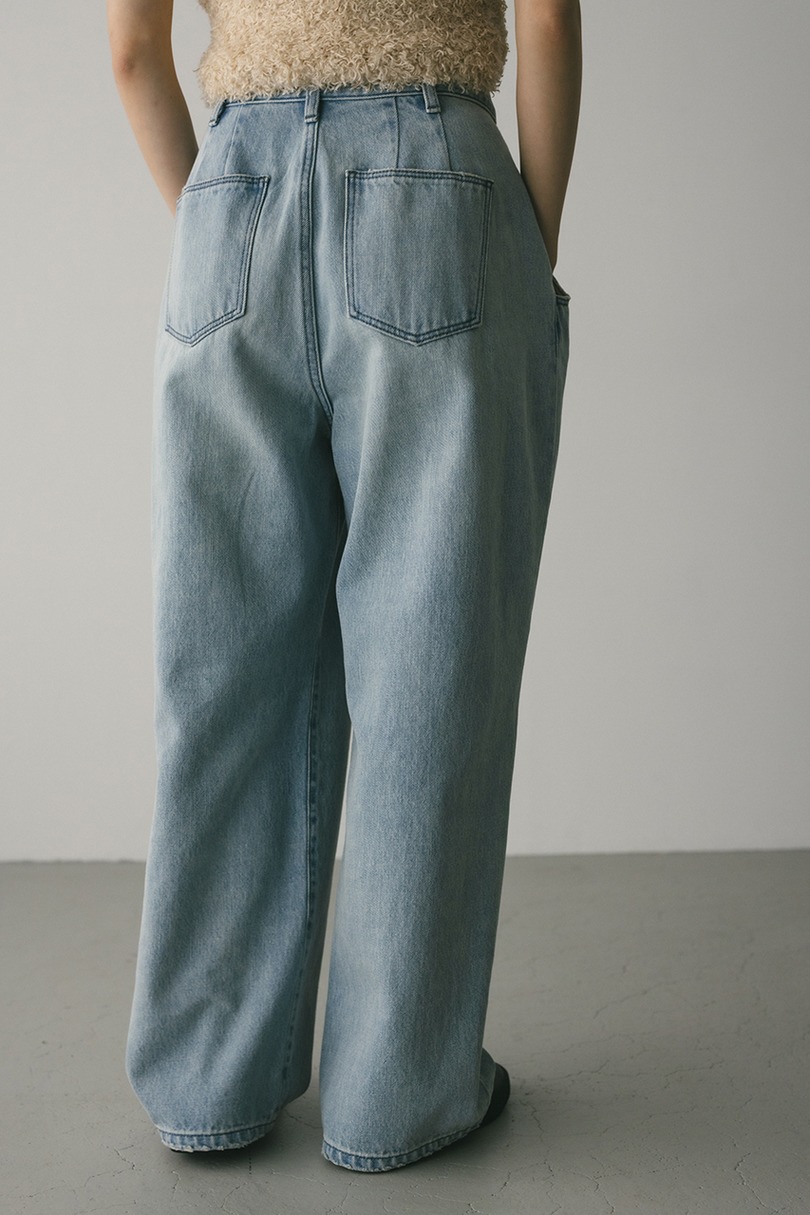 タックワイドルーズデニム 詳細画像 L/BLU 8