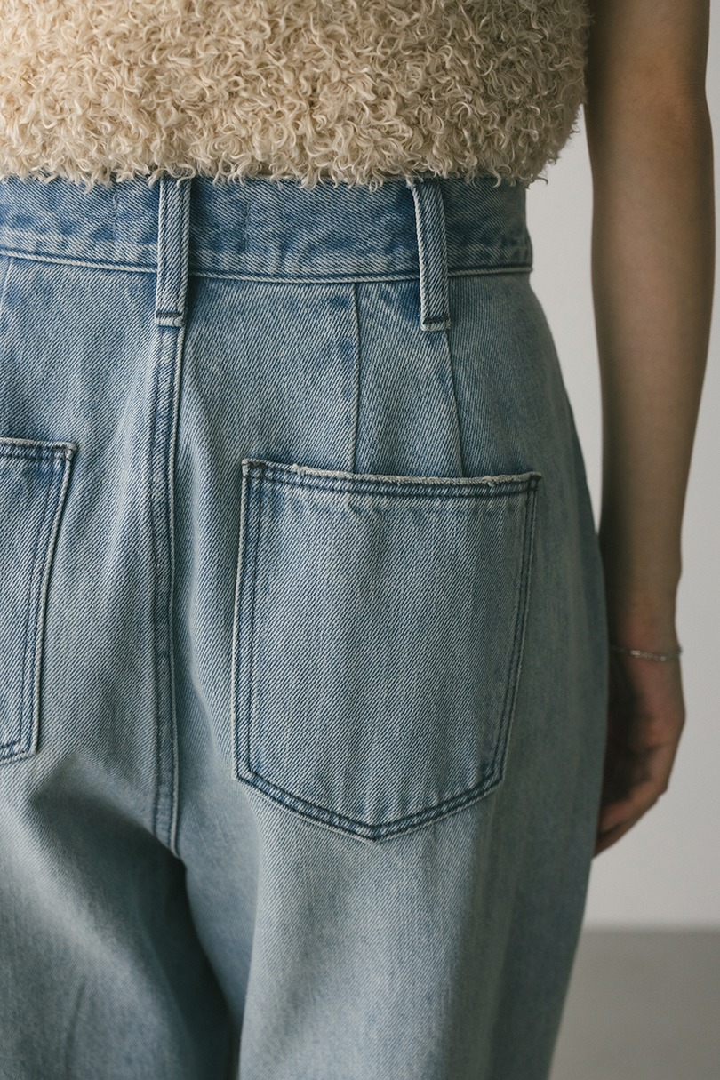 タックワイドルーズデニム 詳細画像 L/BLU 9