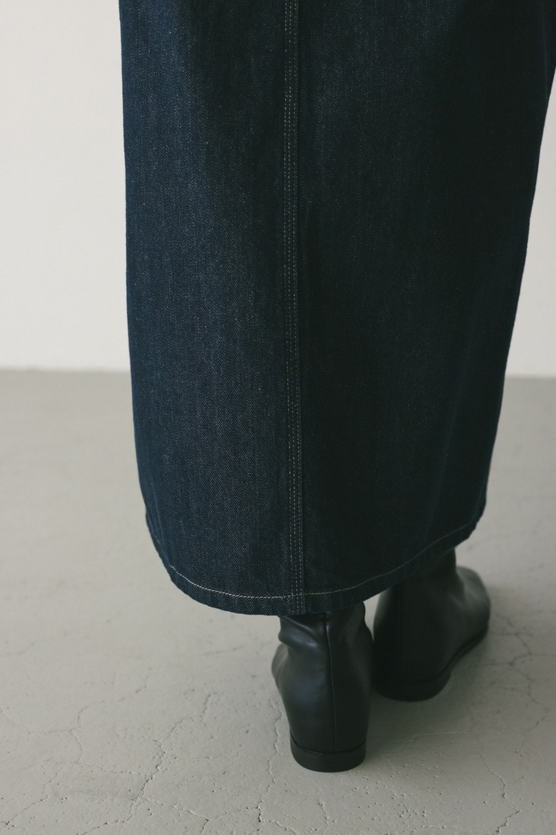 ラップデザインデニムスカート 詳細画像 IDG 9