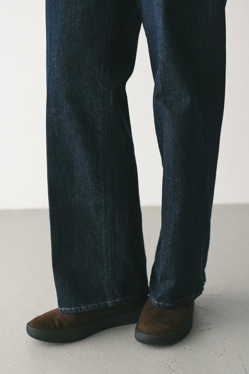 センタープレスストレートデニム 詳細画像 IDG 10