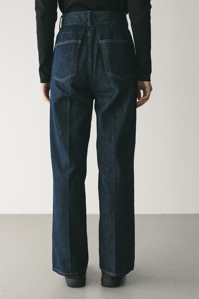 センタープレスストレートデニム 詳細画像 IDG 5