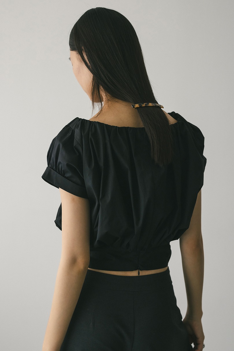 ショルダーギャザートップ 詳細画像 BLK 6