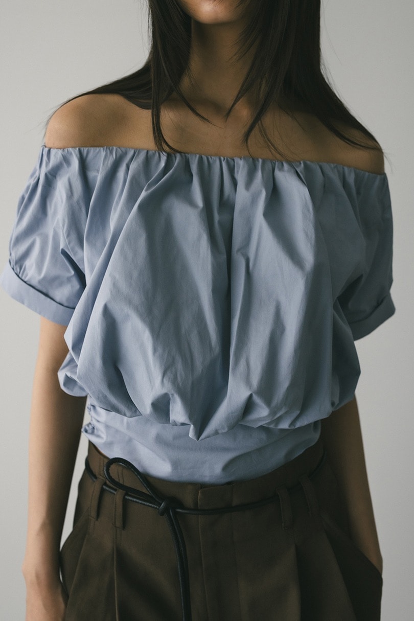 ショルダーギャザートップ 詳細画像 SAX 5