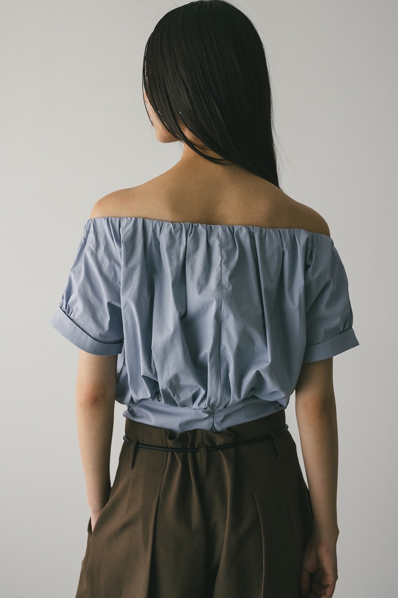 ショルダーギャザートップ 詳細画像 SAX 6