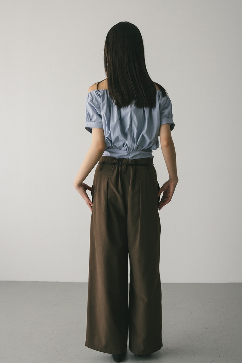 ショルダーギャザートップ 詳細画像 SAX 7