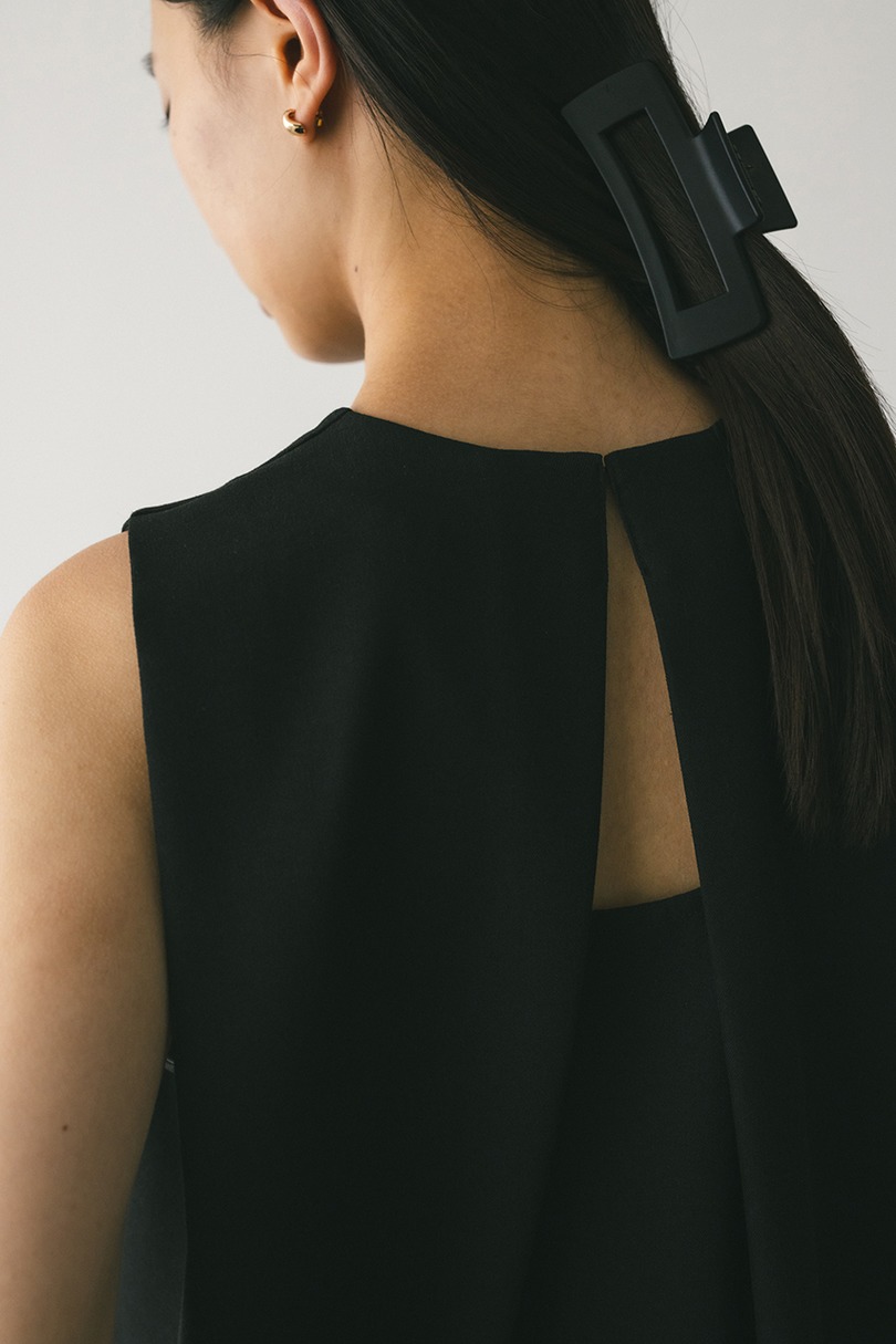 ラウンドフォルムブラウス 詳細画像 BLK 8