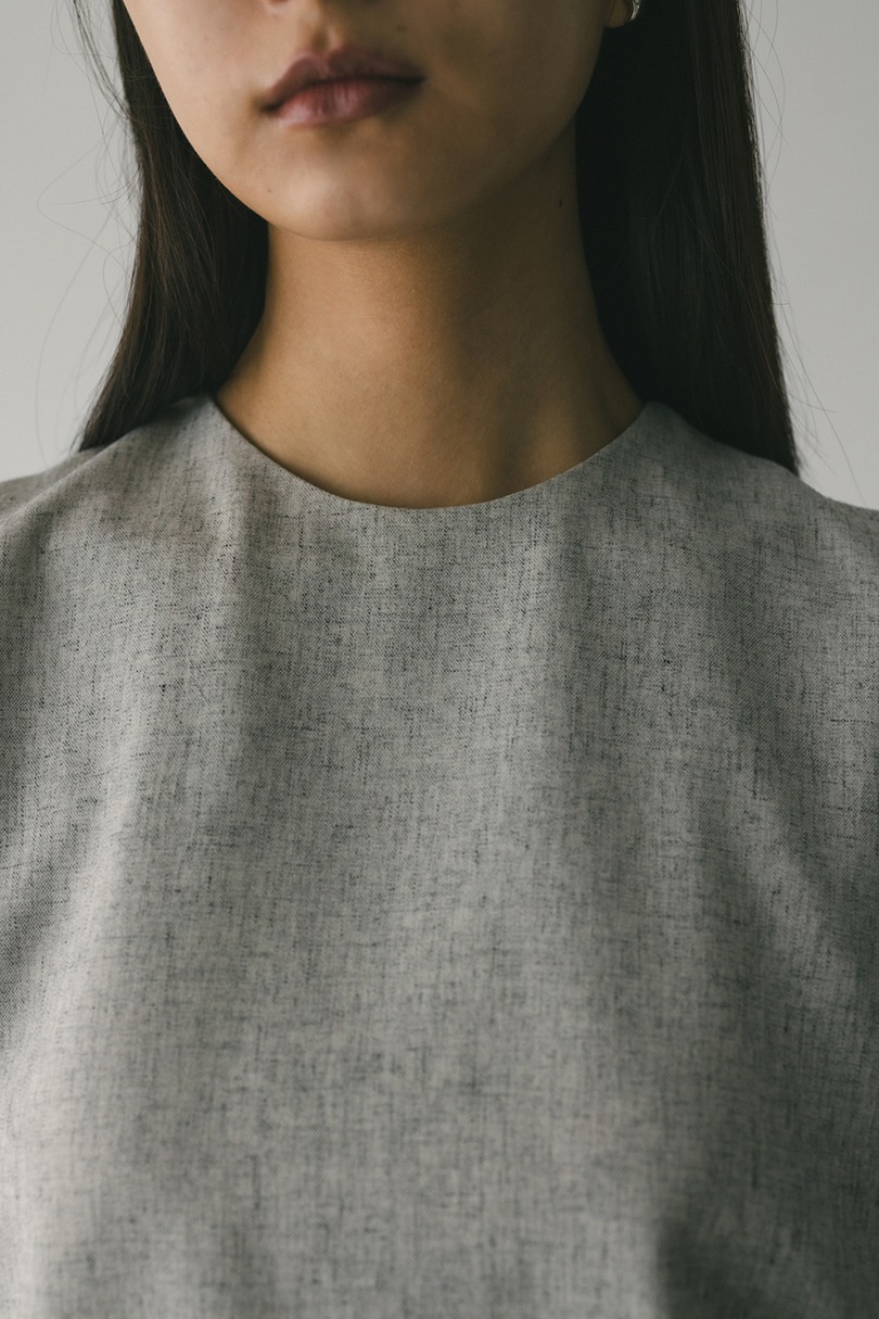 ラウンドフォルムブラウス 詳細画像 GRY 10