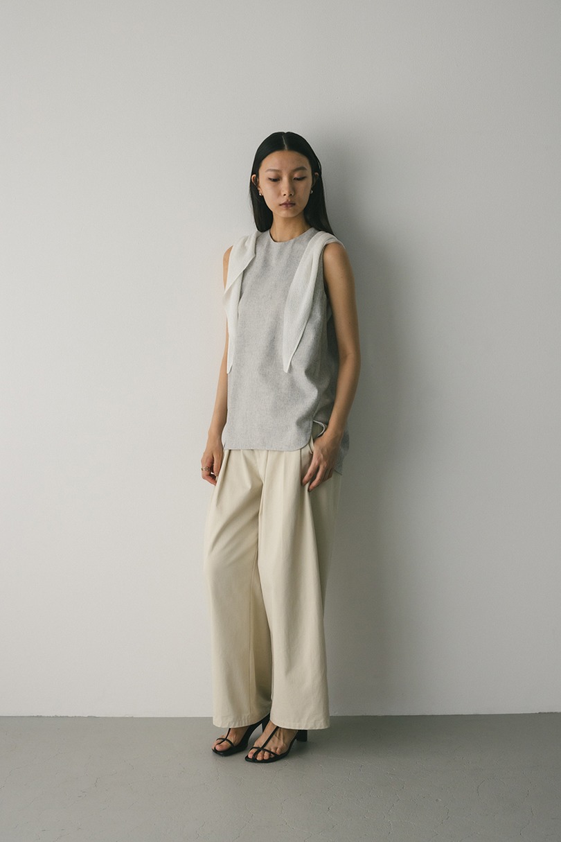 ラウンドフォルムブラウス 詳細画像 GRY 3